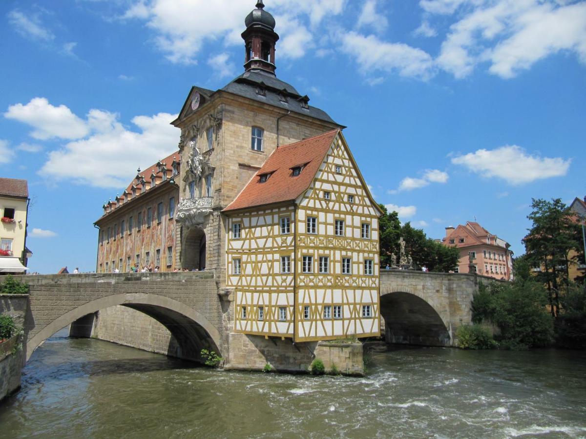 Apartment Abendstille Mit Balkon Und Tg Bamberg Dış mekan fotoğraf